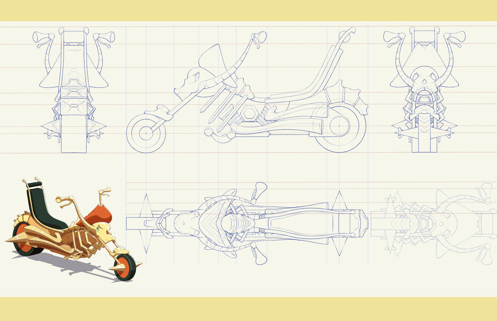 Pirate Bike Turnaround